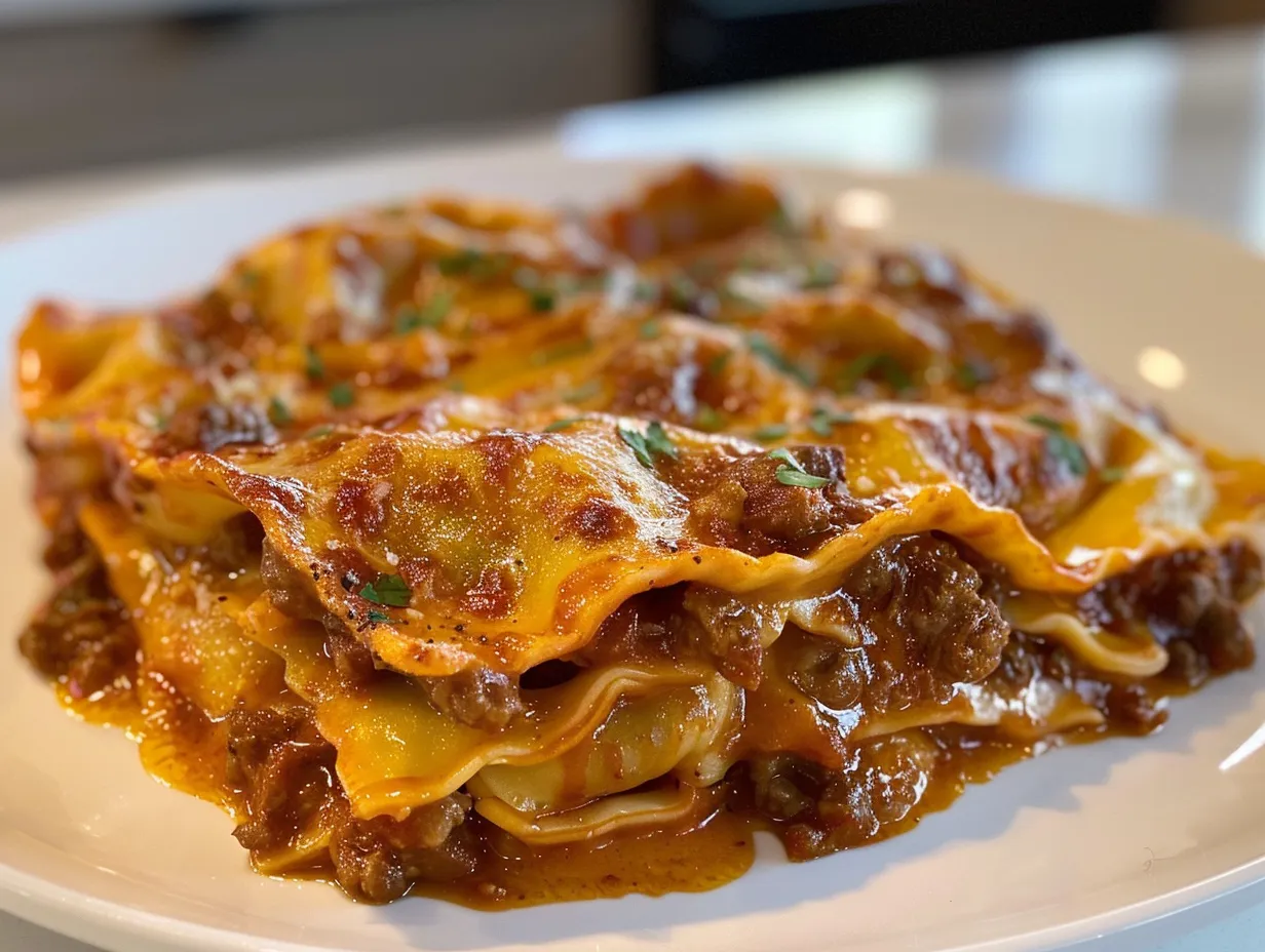 Cheesy Beef Enchilada Tortellini Dish