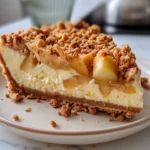 Delectable Vegan Apple Crumble Cheesecake