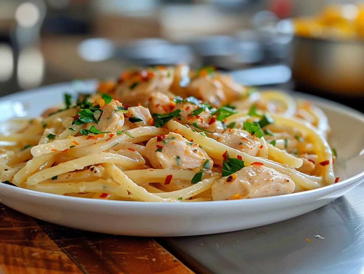 Delicious Creamy Cajun Chicken Pasta