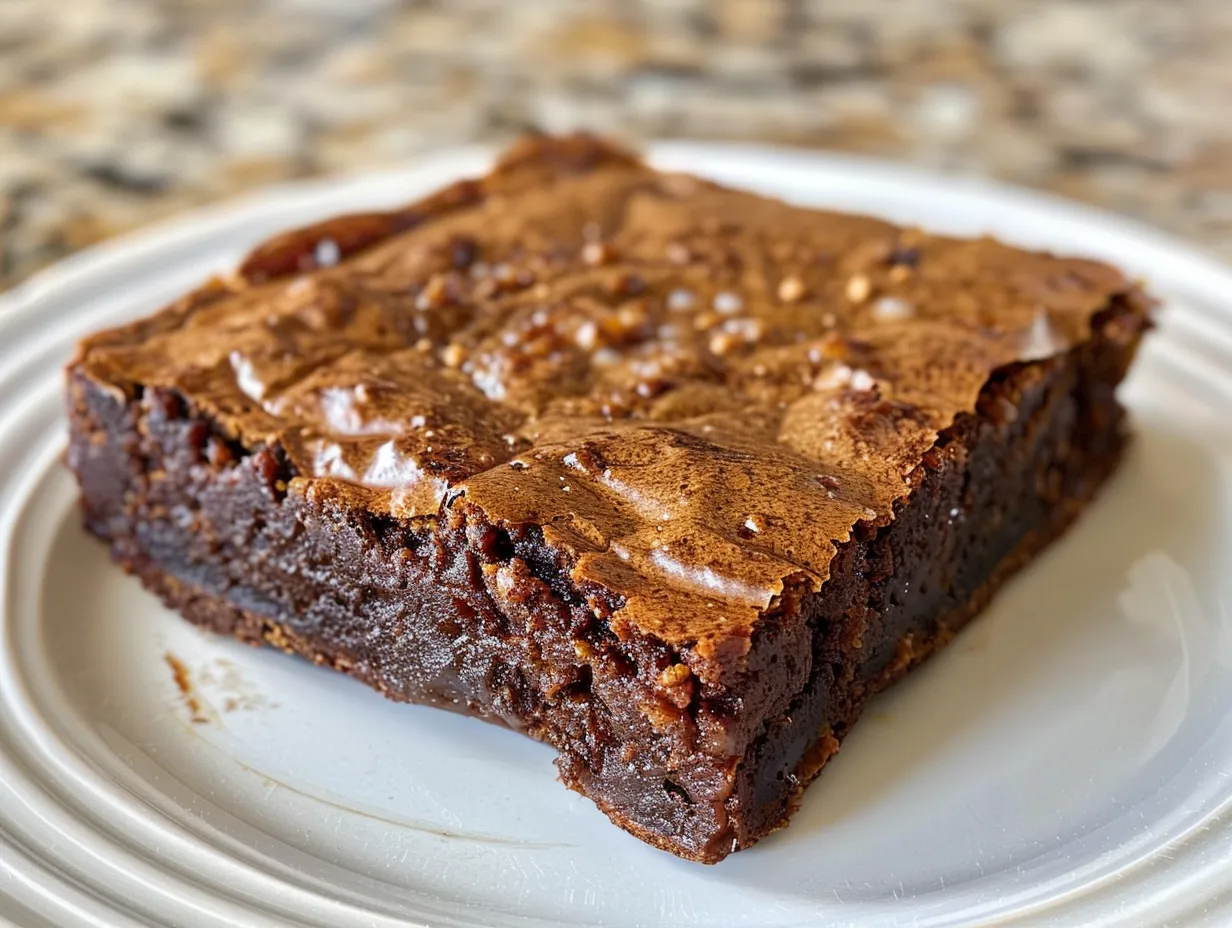 Delicious, freshly baked homemade pumpkin brownies on a cooling rack.