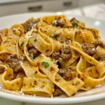 Delicious One-Pot Beef Pasta with Garlic Butter