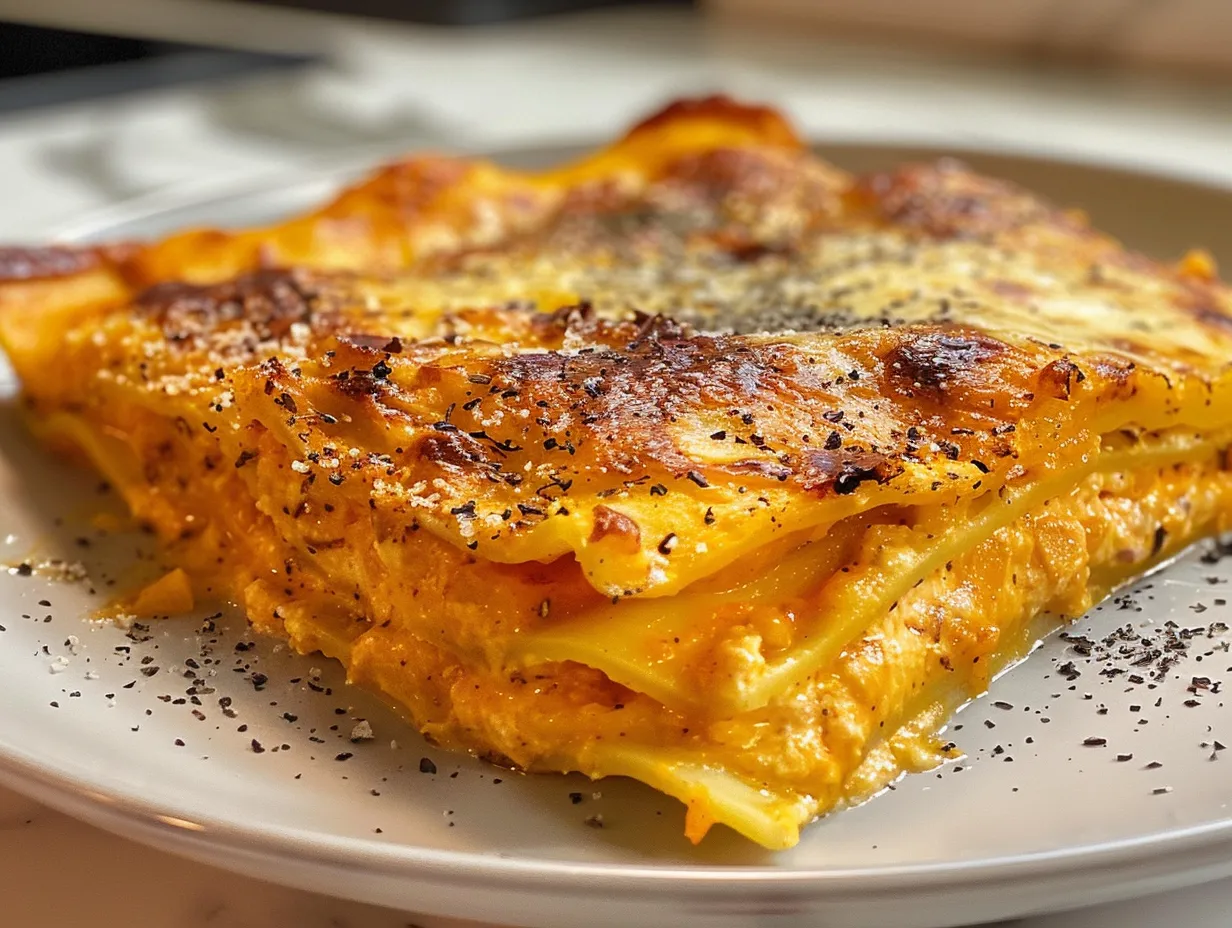 Delicious Pumpkin Lasagna