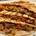 Delicious Smashburger Quesadillas Plated