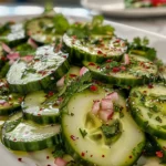 Fresh and Vibrant Mexican Cucumber Salad