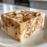 Homemade Marshmallow Swirl Fudge on a Cutting Board