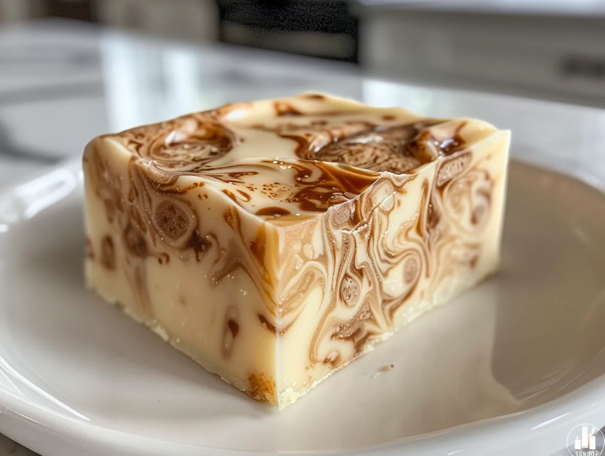 Homemade Marshmallow Swirl Fudge on a Cutting Board