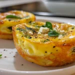 Perfect Egg Muffins with Spinach and Feta!