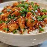 Sweet Chili Chicken Bowl Presentation