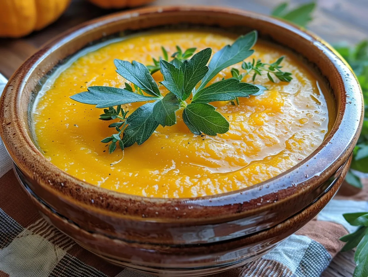Warm and Cozy Butternut Squash Soup