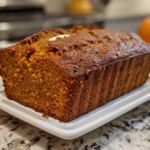Warm Slices of Pumpkin Bread with Butter
