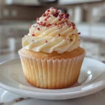 A Beautiful Vanilla Cupcake