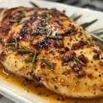 A succulent piece of Rosemary Dijon Chicken