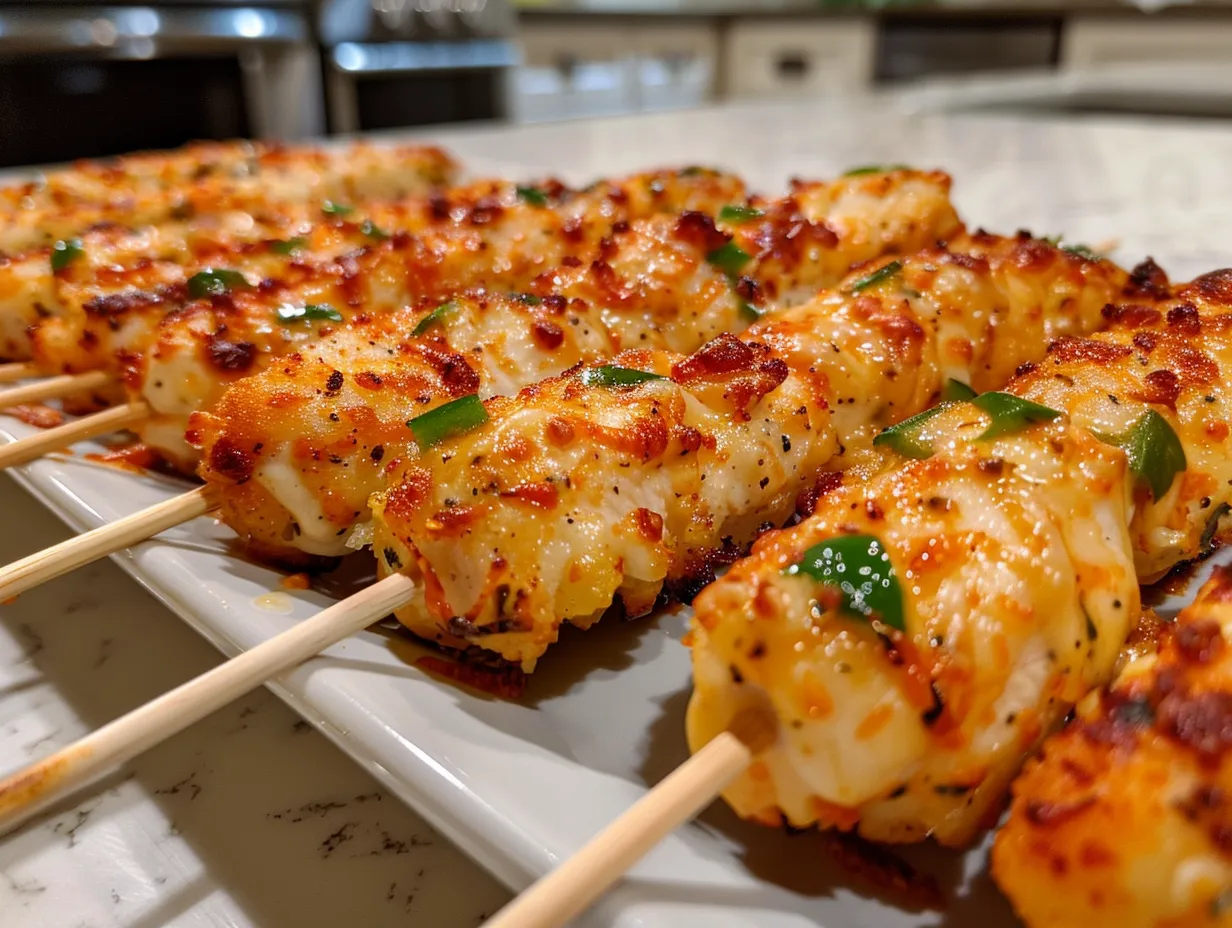 Platter of Cheesy Jalapeno Ranch Chicken Poppers