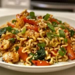 Chicken Ramen Stir-Fry Display