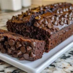 Chocolate Zucchini Bread Freshly Baked