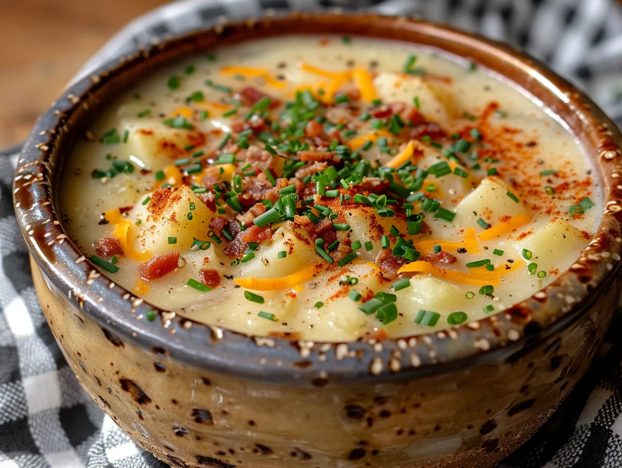 Creamy Potato Soup Bowl