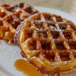 Delicious Apple Fritter Waffle Donuts