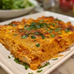 Delicious Buffalo Chicken Dip with Crackers