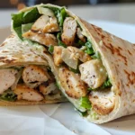 Delicious Chicken Caesar Salad Wrap