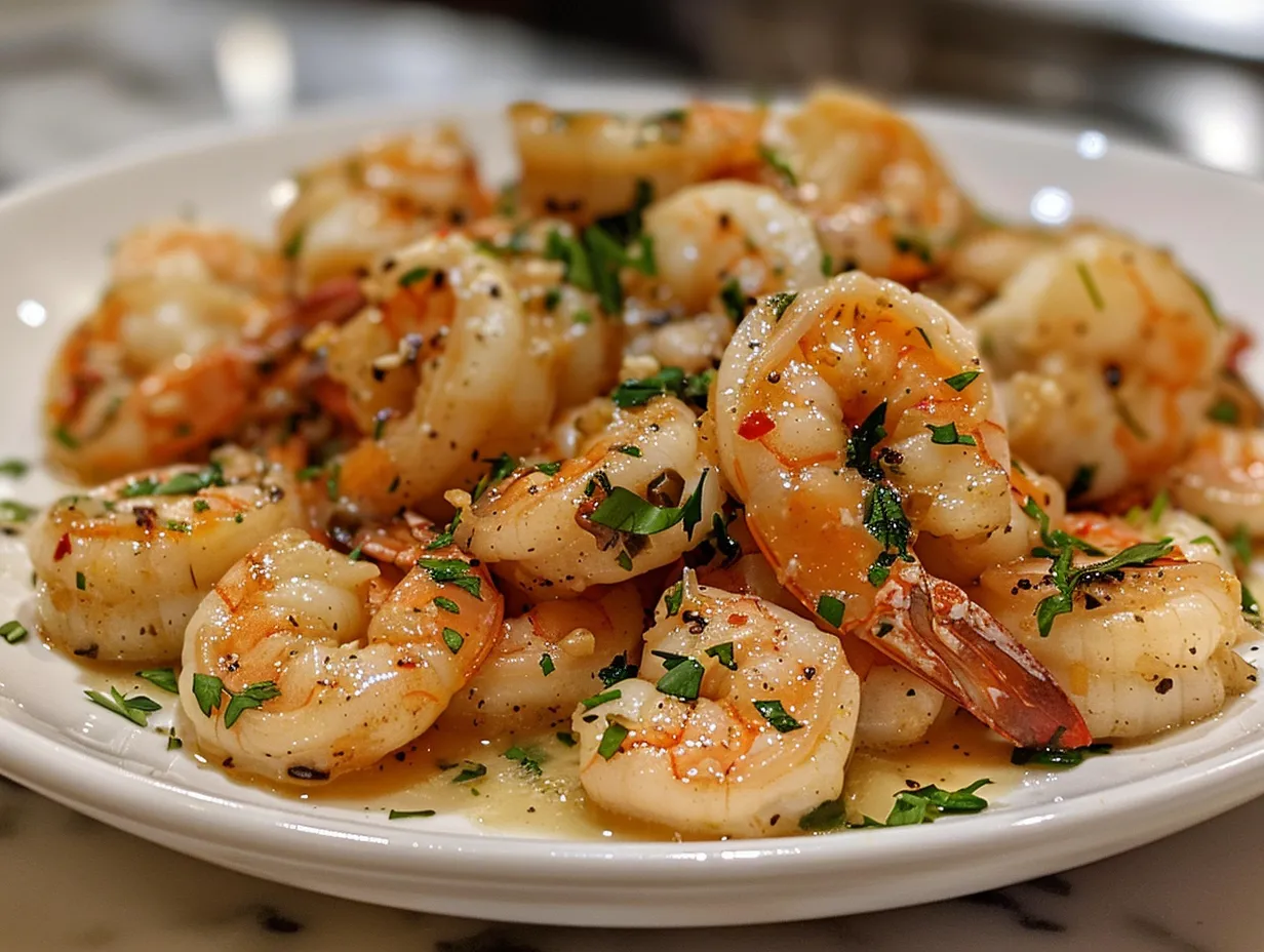 Delicious Creamy Garlic Shrimp