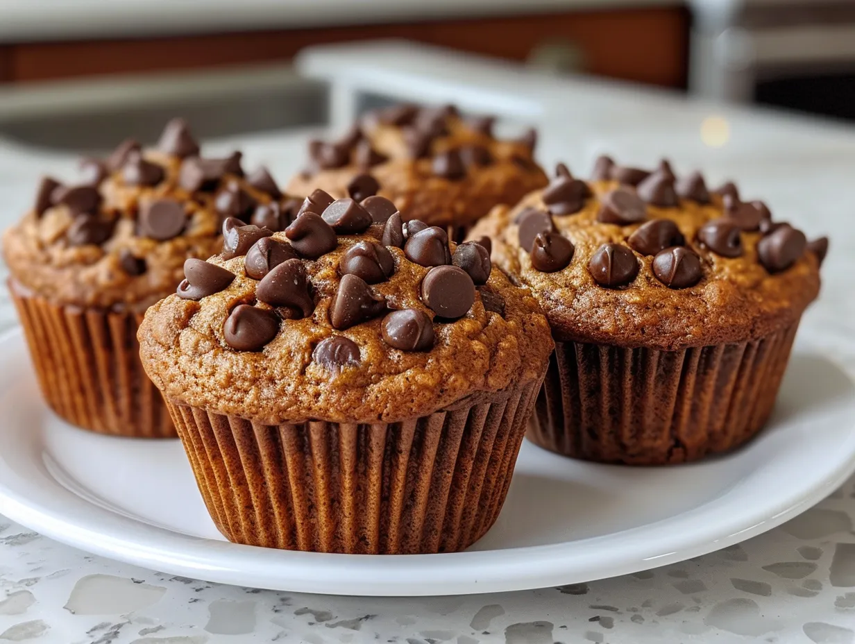 Delicious Gluten Free Pumpkin Chocolate Chip Muffins