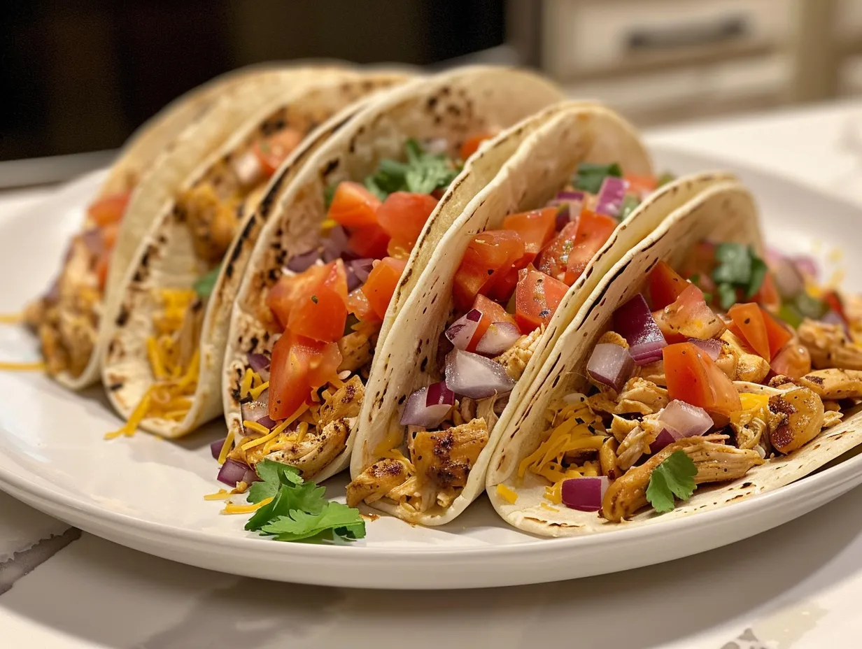 Easy and Delicious Crockpot Chicken Tacos