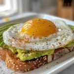 Fresh Avocado Toast with Egg