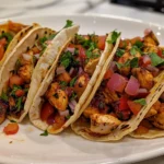 Freshly Made Chicken Tacos