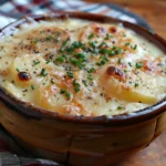 Heartwarming Bowl of Cheesy Potato Soup