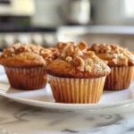 Homemade Apple Cinnamon Muffins Displayed