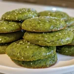 Matcha Jasmine Cookies Display