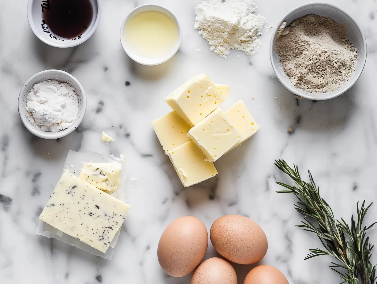 Ingredients for Philadelphia Cheesecake Bars