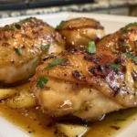 Rustic Skillet Apple Cider Chicken
