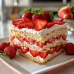 Strawberry Shortcake Cake Display