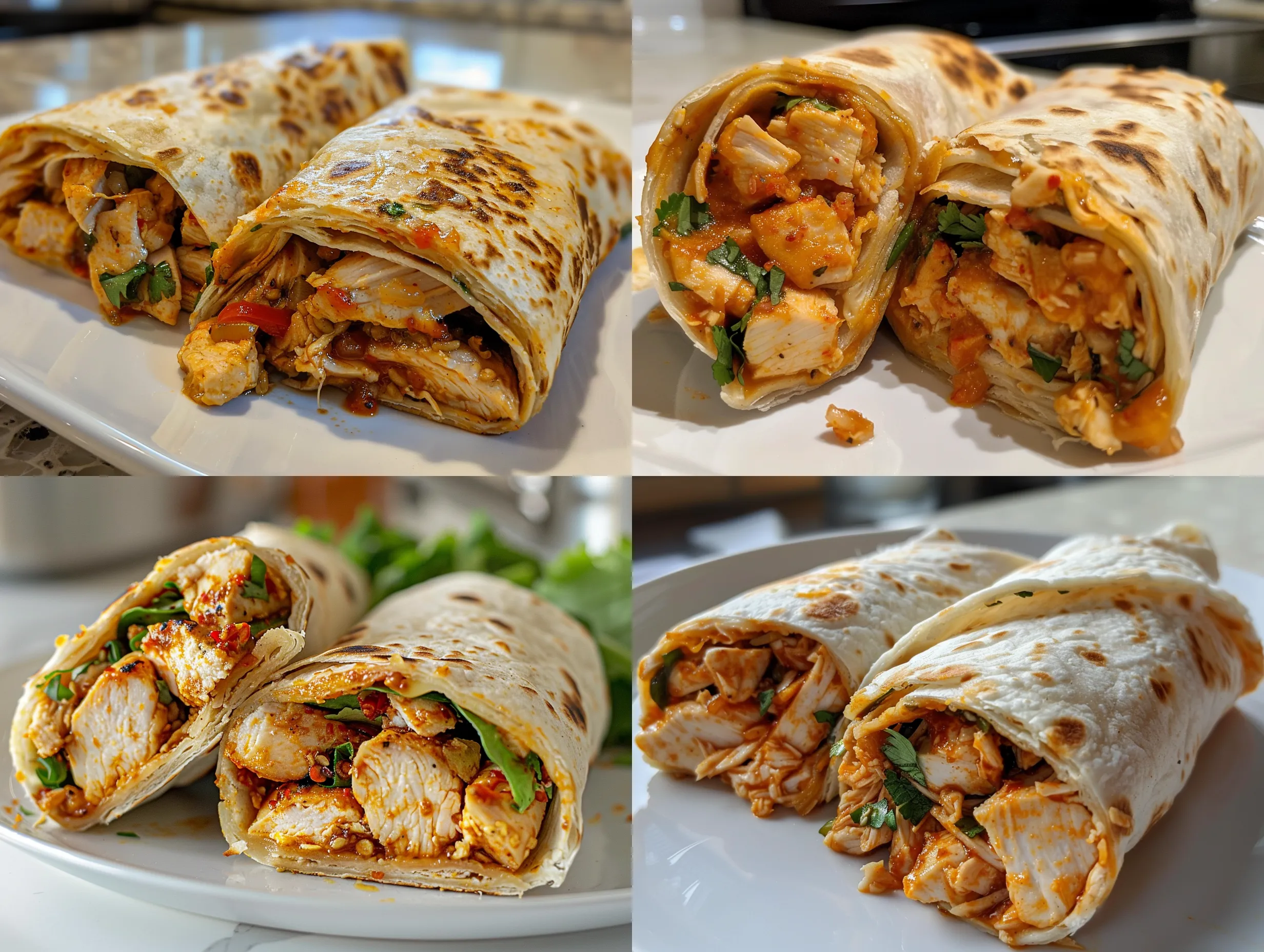 Sweet Chili Chicken Wraps Ready to Eat