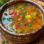 Bowl of Roasted Veggie Soup
