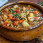 Cozy Bowl of Roasted Vegetable Soup