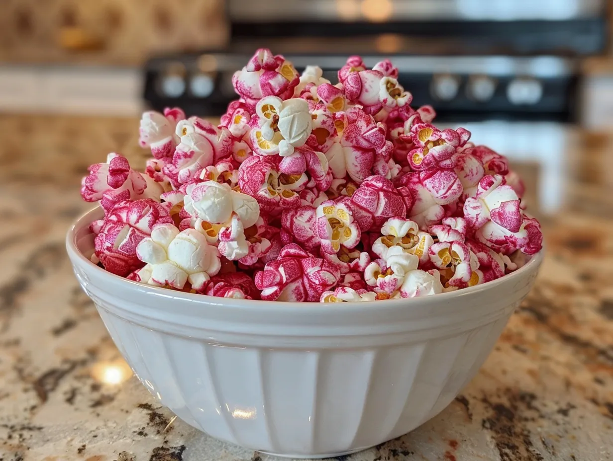 Delicious Bloody Red Velvet Popcorn