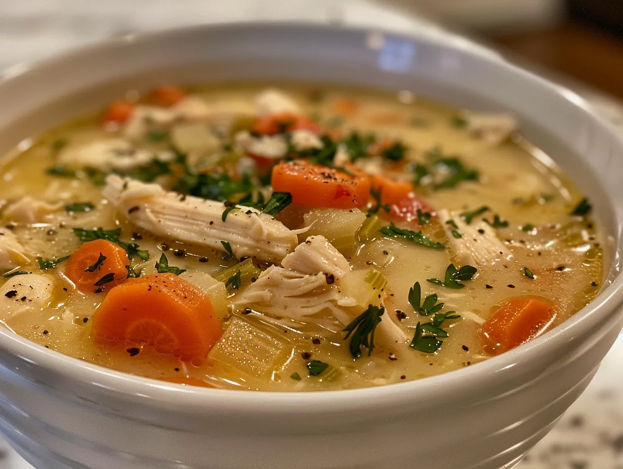 Delicious Bowl of Marry Me Chicken Soup