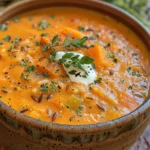 Delicious Bowl of Pumpkin Wild Rice Soup