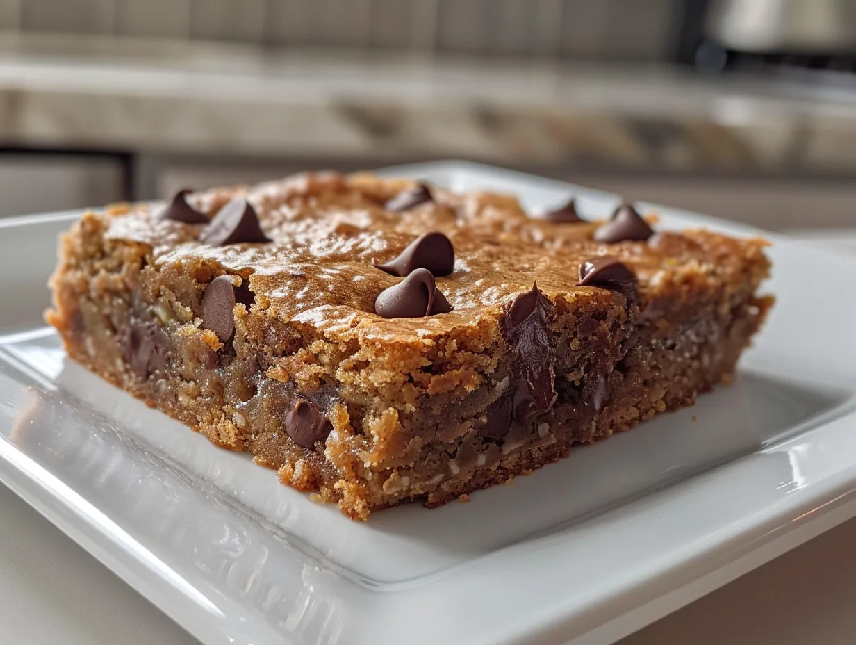 Delicious Chewy Chocolate Chip Zucchini Cookie Bars