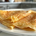 Delicious Cinnamon Roll Protein Crepes