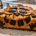 Delicious Halloween Cookie Cake Display