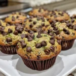 Delicious Homemade Chocolate Chip Zucchini Muffins