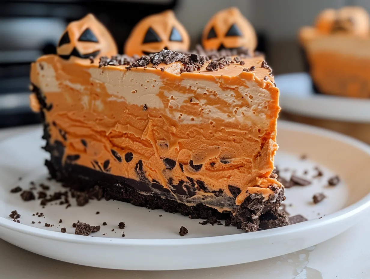 Delicious No Bake Halloween Cheesecake