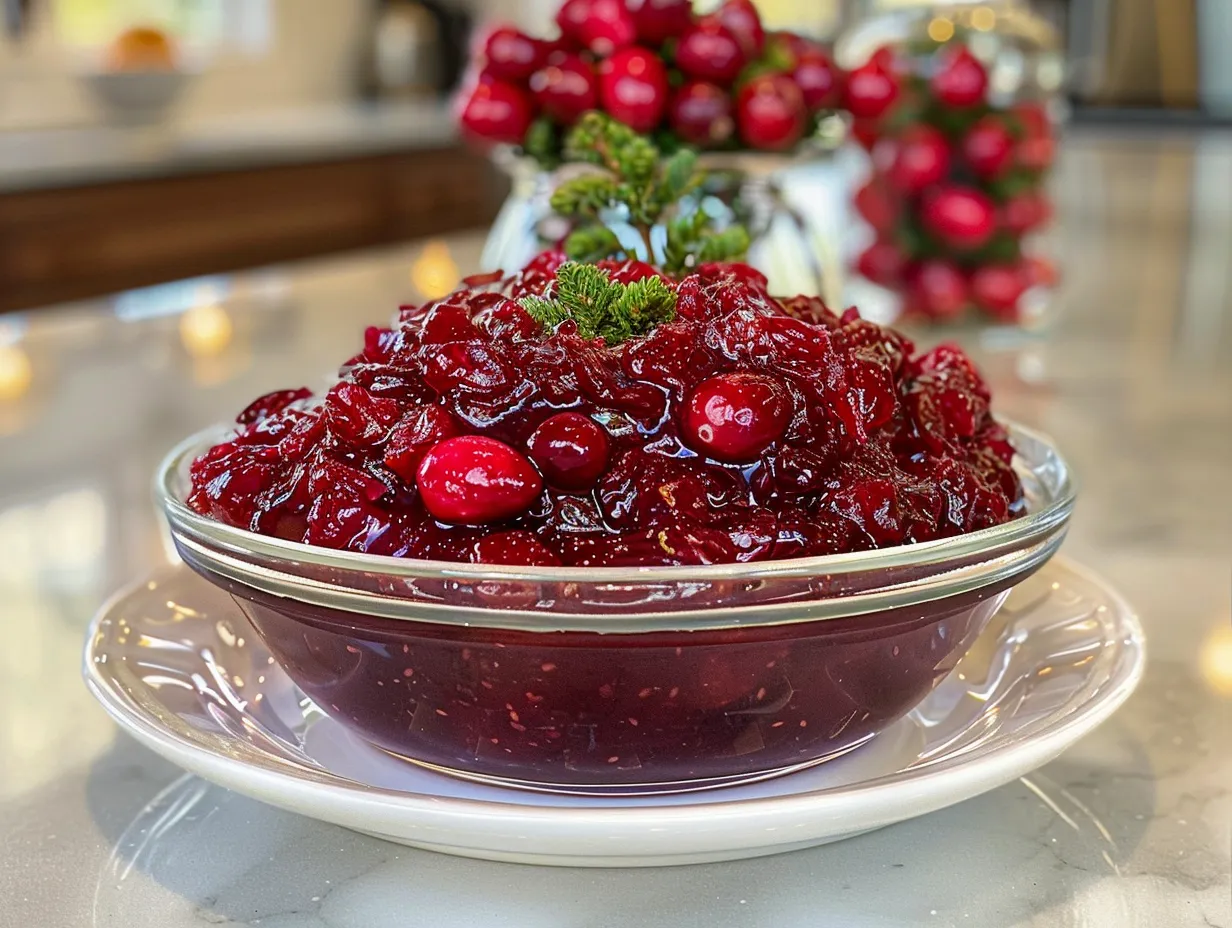 Delicious Spiced Cranberry Sauce