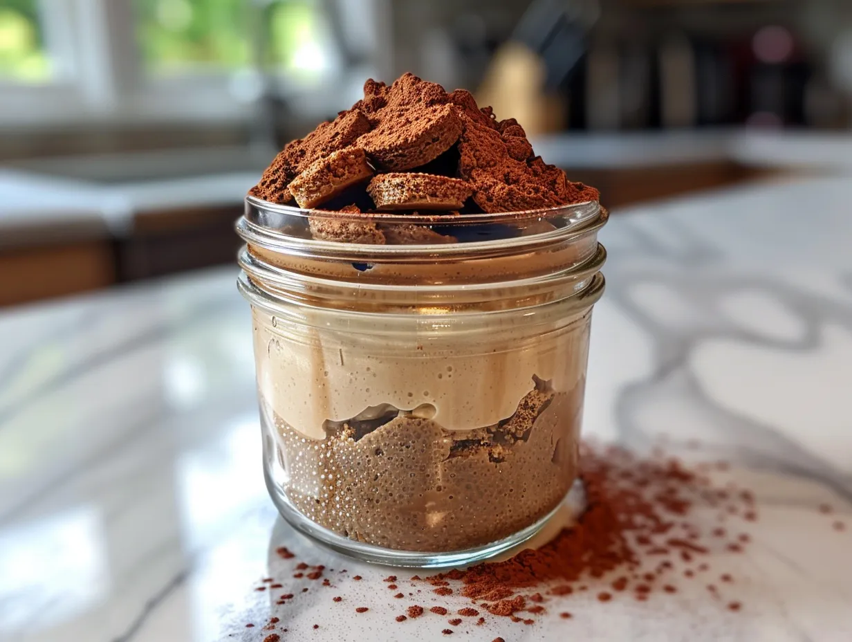 Delicious Tiramisu Chia Pudding