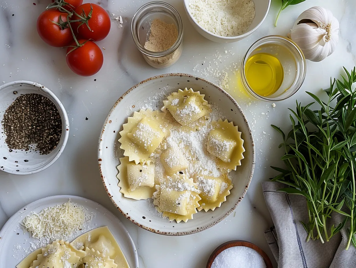 Fresh Ravioli Soup Ingredients