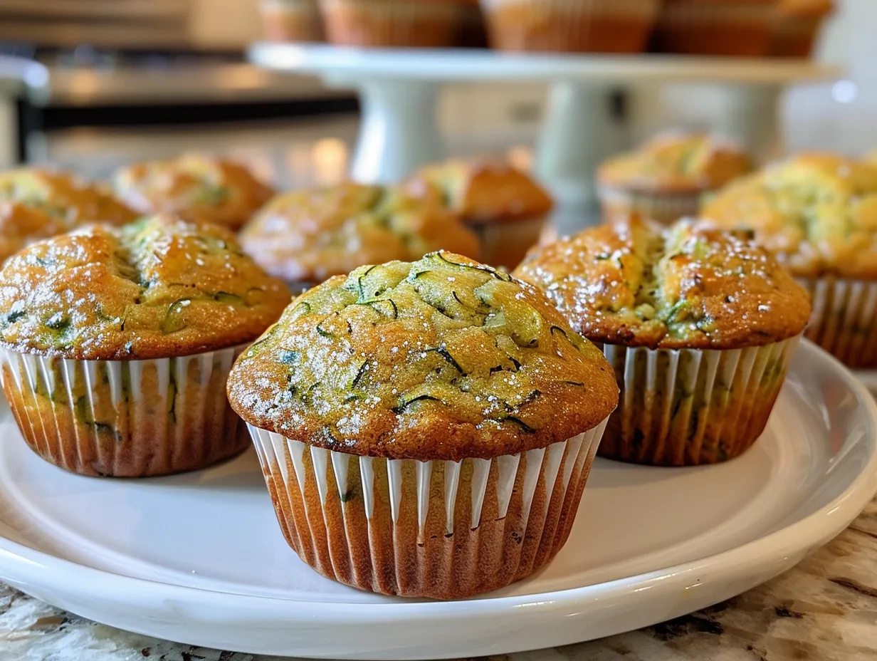 Freshly Baked Zucchini Muffins