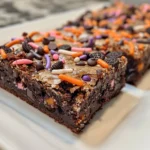 Halloween Oreo Brownie Bars Platter